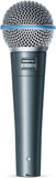 NEW Retails $239, Shure BETA 58A Vocal Microphone - Single Element Supercardioid Dynamic Mic for Stage and Studio, Includes A25D Adjustable Stand Adapter, 5/8” to 3/8” (Euro) Thread Adapter and Storage Bag