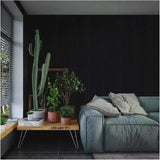 NEW 2 Rolls (17"X78") Black Wood Grain Thickening Wallpaper Film Furniture Kitchen Vinyl Wall Paper Cupboard Tables DIY Renovation Wallpaper