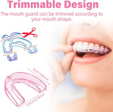 NEW Mouth Guard for Clenching Teeth at Night, Professional & Comfortable 2pcs Night Guards for Teeth Grinding with Hygiene Case Set, Pink