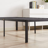 NEW VECELO 18" Twin Platform Tall Bed Frame, Heavy Duty Steel Slat/Easy Assembly Mattress Foundation/No Box Spring Needed, Retails $112