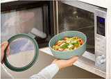 NEW Retails $150, Mepal, Cirqula Set of 4 Multi Food Storage and Serving Bowls with Lids, Food Prep Containers, Deep, Nordic Black, 1 each (17oz, 34oz, 68oz, 101oz), 1 Set