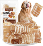 NEW Sealed Dog Treats, Snack Cow Throat, Premium Dog Chews, Hypoallergenic, Healthy Training Treats for Small, Medium and Large Dogs, 3.52oz, BB: 10/26