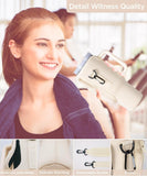 NEW Water Bottle Carrier Bag with Phone Pocket for Stanley 40/30 oz Tumbler Neoprene Water Bottle Holder Pouch with Adjustable Strap Bollus with Straw Cover & Carabiner for Stanley Cup Accessories, Cream