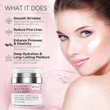 NEW Sealed, Retinol and Collagen Face Moisturizer - Instant Face Tightening Cream, Neck Cream for Tightening and Firming, Anti Aging Face Cream for Women and Men, 50ml, BB: 02/28