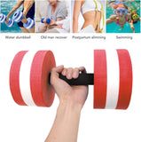 NEW 2 PCS Water Dumbbell, EVA Water Drumbell, Water Foam Dumbbell for Men Women Kids Yoga Exercise Fitness Tool, Red