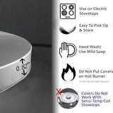 NEW Aihonmin Deer Stove Burner Covers, Snowman Gas Stove Burner Covers Set of 4,8 Inch& 10 Inch Stove Top Covers for Electric Stove Metal Stove Cover Gas Stove Top Covers, Kitchen Decor, Cooktop Decorative