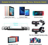 NEW Tablet Stand Adjustable, Foldable iPad Stand for Bed, Aluminum Universal Flexible Tablet Holder with 360 Degree Rotation Compatible with iPad/iPhoneX/iPad Pro/N-Switch, or Other 4.5~12.9 Inches Devices