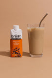 NEW BRÜST PROTEIN COFFEE PUMPKIN SPICE LATTE - Autumn indulgence (20g Protein, 120mg Caffeine, 90 Calories) Delicious, Pumpkin and slightly sweet and spicy - Cold Brew Coffee, 330mL, 4 Pack, Brust Iced Coffee - AS SEEN ON DRAGON'S DEN, BB: Feb 18/2027
