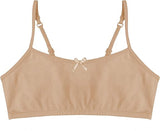 NEW Popular Cotton Girls Training Bra - Crop Cami Training Bras for Girls with Adjustable Straps. Cotton Bra Pack., 5 pack, Sz 14 (XL)