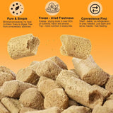 NEW 100g Premium Freeze-Dried Chicken & Krill Pet Food | 100% Natural, High Protein & Omega-Rich, Easy to Digest for Cats & Dogs (S, Chicken) (Chicken and Krill 100g), EXP: 10/06/2026