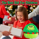 NEW Rdogeia Christmas Green Monster Plush Toys, Christmas Plush Toys,Christmas Pillow Green Monster Doll Plush Stuffed Animal,Christmas Stocking Stuffers Christmas Birthday Gifts Kids