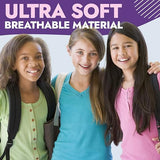 NEW Popular Cotton Girls Training Bra - Crop Cami Training Bras for Girls with Adjustable Straps. Cotton Bra Pack., 5 pack, Sz 14 (XL)