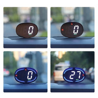 NEW H2 USB GPS Car Hud Head Up Display Speedometer Windshield Projector Speeding Alarm Compass Car Auto Accessories, Green Light