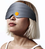 NEW 3D Sleep Mask, Aroma Eye Masks for Sleep, 99.9% Light Blackout Sleeping Eye Mask for Women, Contoured Cup Night Blindfold, Eye Cover Eye Shade with Adjustable Strap by Zen Cave (Grey)
