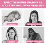 NEW Mouth Guard for Clenching Teeth at Night, Professional & Comfortable 2pcs Night Guards for Teeth Grinding with Hygiene Case Set, Pink