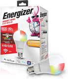 NEW Energizer Connect Smart A19 LED White & Multi-Color RGB Light Bulb with Voice Control and Remote Access Through Your Smartphone | Compatible with Alexa and Google Assistant Retails $30+