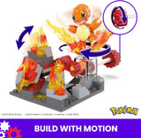 NEW MEGA Pokémon Building Toys Set Charmander’s Fire-Type Spin with 81 Pieces, 1 Poseable Character and Motion, for Kids