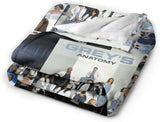 NEW Grey's Anatomy Themed Ultra-Soft Micro Fleece Blanket Flannel Blanket 50"X40"