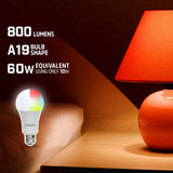 NEW Energizer Connect Smart A19 LED White & Multi-Color RGB Light Bulb with Voice Control and Remote Access Through Your Smartphone | Compatible with Alexa and Google Assistant Retails $30+