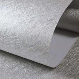 NEW Silk Embossed Wallpaper, Peel and Stick Self-Adhesive Removable 3D Texture Wallpaper for Kitchen Furniture Bedroom Wallcovering (15 Ft 7 inch x 32 Ft 8inch, Silver Grey)