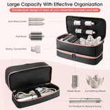 NEW Retails $55, Travel Carrying Case for Hair Dryer for Shark FlexStyle Hair Dryer Bag Double-Layer Beauty Styler Organizer Hair Tool Storage Bag Hairdryer Accessories Black Case
