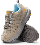 NEW Retails $49+, FitVille Wide Hiking Shoes for Women Outdoor Work Shoes Trekking Trails Sneakers with Arch Support | Heel Pain Relief, Sage Khaki, Sz 10.5