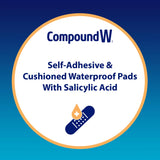 NEW Sealed Compound W Wart Remover One Step Medicated Plantar Foot Pads- 20 Count - With Salicylic Acid, Maximum Strength, Effective Wart Removal, BB: 01/28
