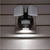 NEW Beams Wired Floodlight - 2-Head Outdoor Motion Sensing LED Security Light, 2900 lumens with Cascading Wall Wash, 1-Pack, Bronze, Retails $65