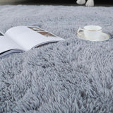NEW Grey Area Rug 8x10 for Bedrooms, Large Fluffy Rugs for Living Room Decor, Ultra Soft Shag Fuzzy Rug, Non-Slip Area Rugs for Nursery Girls Boys