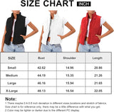 NEW VELISDE Women's Cropped Puffer Vest Women Sleeveless Winter Outerwear Warm Lightweight Stand-up Collar Short with Pockets, Black, Sz S, Retails $63