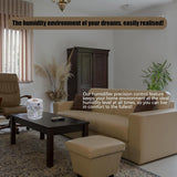 NEW Top-Fill Cool Mist Humidifier with 3-Speed Modes, Easy-to-Clean Aroma Essential Oil Diffuser, Quiet Rapid Ultrasonic Humidification, Digital Display, 360° Nozzle for Home, and Plants