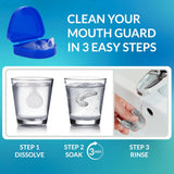 NEW Mouth Guard for Grinding Teeth with 12 Cleaning Tablets, Night Guard for Grinding Teeth, Mouth Guard, Night Guard