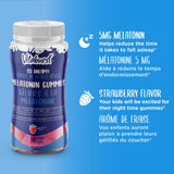 NEW VITABURST | Melatonin Gummies | Effective Aid for Calm Relaxation and Sweet Dreams | Vegetarian Friendly | Delicious Strawberry Flavor |60 Gummies
