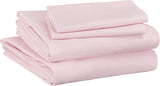 NEW Retails $67, Amazon Basics Kids Bed-in-a-Bag Microfiber Bedding Set, Easy Care, TWIN, Purple Unicorns-Includes sheet set