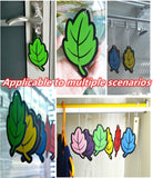 NEW Car Air Freshener Ornament Decor Natural Scented Tea Auto Shine Paper Hanging Vanilla Perfume Fragrance Leaf Shape for Home Bathroom Auto Car Interior Decoration Accessories, 6pk, 1 of each scent