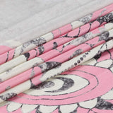 NEW Alynsehom Tapestry Mandala Wall Hanging Decor Pink Gray Indian Hippie Bohemian Flower Gypsy Decoration Beach Blanket Dorm Room Bed Sheets (M: 59"x52")
