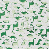 NEW Amazon Basics Kid's Dino Friends Soft Easy-Wash Microfiber Sheet Set, Twin, Grass Green Dinosaurs