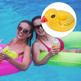 NEW Floating Drink Holder - Inflatable Floating Cup Holder for Pool - Cute Decor Tray Outdoor Toys for Kids Adults Summer Swimming Spa Beer Beach Party Lake River Poolside, includes 1 Holder