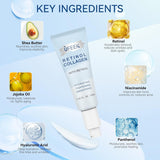 NEW Sealed Retinol Serum for Face & Neck – Instant Face Lift Cream with Hyaluronic Acid, Anti-Aging Moisturizer for Neck, Eyes, Chest & Body, Firms, Hydrates and Reduces Wrinkles, For Men & Women, 40ml, BB: 10/28