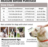 NEW Dog Muzzle for Medium Large Dogs, Adjustable Dog Muzzle to Prevent Biting Barking Chewing, Dog Muzzles with Breathable Mesh Allows Panting and Drinking, Sz L