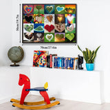 NEW Heart Shaped Puzzles for Adults 1000 Pieces and up, PICKFORU Love Puzzle as Wall Decors, Valentine's Day Puzzle for Puzzle Lovers