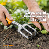 NEW Fiskars 70246935 Ergo Scratch Tool Garden Cultivator