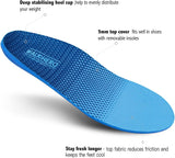 NEW Plantar Fasciitis Feet Insoles Arch Supports Orthotics Inserts Relieve Flat Feet, High Arch (Men's Size 6-6.5, Women's 7-8.5)