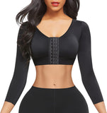 NEW FeelinGirl Upper Arm Shaper Post Surgery Compression Garment Breast Support Bra Arm Lipo Compression Garment Black Sz L