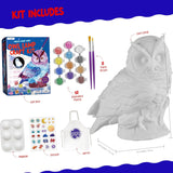 NEW Paint Your Own Owl Lamp Kit, Art Supplies Crafts Kit, Painting Kit for Kids 6-8, Arts and Crafts for Kids Ages 8-12, Toys for Girls Boy Birthday Gifts for Kids