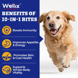 NEW 260 Allergy Bites Wellix Dog Vitamins - Delicious Multivitamin for Dogs
