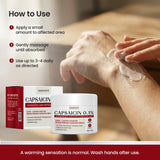 NEW Sealed Capsaicin Pain Relief Cream – Topical Arthritis & Muscle Pain Relief for Joint, Nerve & Back Pain – Medicated Pain Cream with Capsaicin 0.1% – Arnica, Aloe & Chamomile, 4.23 Fl Oz, BB: 01/29