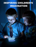 NEW Magiclux 3D Illsuion Eleven Figurine Lamp, Kids Night Lights for Bedroom 16 Colors Changing Dimmable Touch Lamps with Remote, Creative Gifts for Boys Girls Birthday Christmas Valentines Day