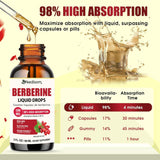 NEW Sealed Berberine Supplement Liquid Drops 60 ML, Berberine HCL drops, BB: 09/27
