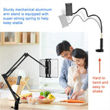 NEW Tablet Stand Adjustable, Foldable iPad Stand for Bed, Aluminum Universal Flexible Tablet Holder with 360 Degree Rotation Compatible with iPad/iPhoneX/iPad Pro/N-Switch, or Other 4.5~12.9 Inches Devices